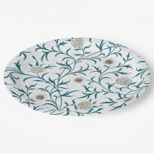 PAPIERPLATTE: WILLIAM MORRIS : FLÜSSIG PAPPTELLER (Schrägansicht)