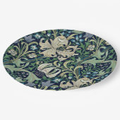 PAPIERPLATTE : WILLIAM MORRIS : HONEYSUCKLE PAPPTELLER (Schrägansicht)