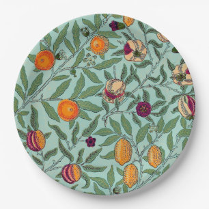 PAPIERPLATTE: WILLIAM MORRIS : POMEGRANATE PAPPTELLER