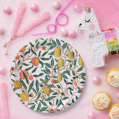 PAPIERPLATTE: WILLIAM MORRIS : POMEGRANATE PAPPTELLER (Party)