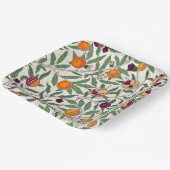 PAPIERPLATTE: WILLIAM MORRIS: POMEGRANATES PAPPTELLER (Gewinkelt)