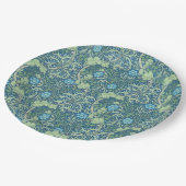 PAPIERPLATTE: WILLIAM MORRIS : SEEWEED PAPPTELLER (Schrägansicht)