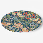 PAPIERPLATTE: WILLIAM MORRIS :STRAWBERRY THIEVY PAPPTELLER (Schrägansicht)