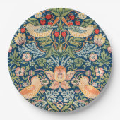 PAPIERPLATTE: WILLIAM MORRIS :STRAWBERRY THIEVY PAPPTELLER (Vorderseite)