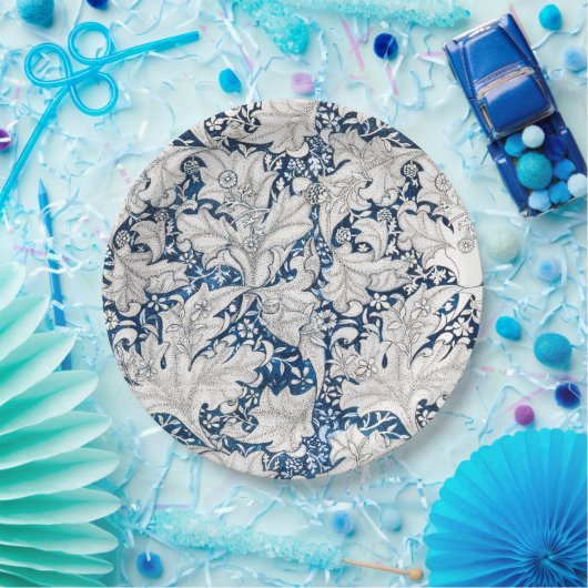 PAPIERPLATTE : WILLIAM MORRIS : WALLFLOWER PATTER PAPPTELLER (Party)