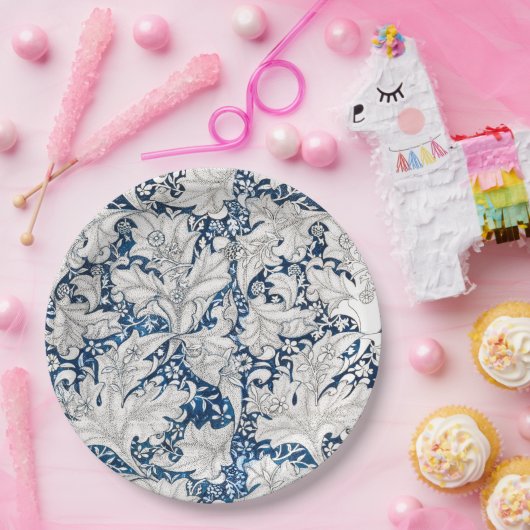 PAPIERPLATTE : WILLIAM MORRIS : WALLFLOWER PATTER PAPPTELLER (Party)