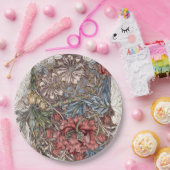 PAPIERPLATTE: WILLIAM MORRIS : WILD TULIP PAPPTELLER (Party)