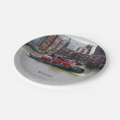 Papierplatte Wisconsin Pappteller (Schrägansicht)