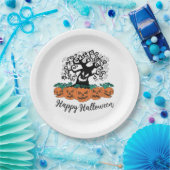 Papierplatte - zu Halloween Pappteller (Party)