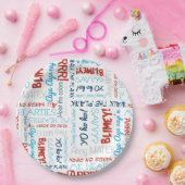 Papierplatte zum Piraten Pappteller (Party)