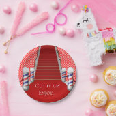 Papierplatten-Barbershop Pappteller (Party)
