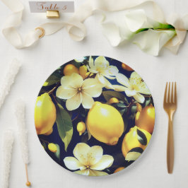 Papierplatten Blumenzähne Hochzeit/Dusche Pappteller