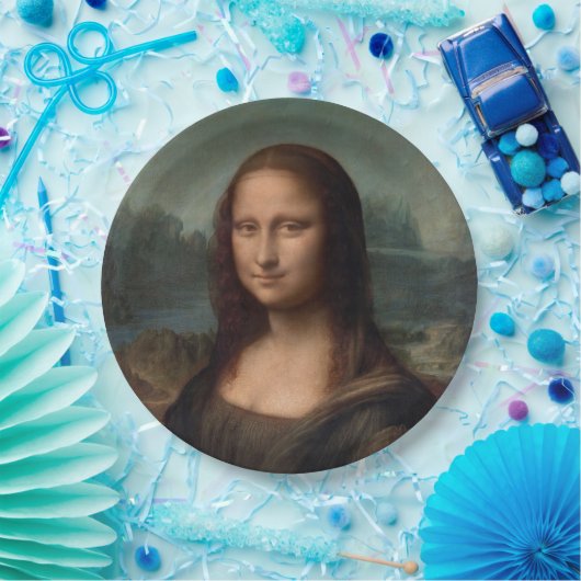 PAPIERPLATZ: LEONARDO DA VINCI: DIE MONA LISA PAPPTELLER (Party)