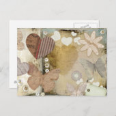 Papierpostkarte für die Liebe Postkarte (Vorne/Hinten)