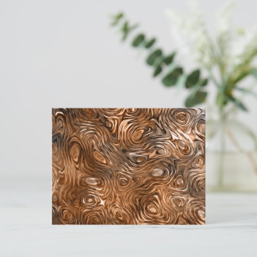 Papierpostkarte "Kupfer" geschmolzen Postkarte (Stehend Vorderseite)