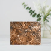 Papierpostkarte "Kupfer" geschmolzen Postkarte (Stehend Vorderseite)