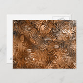 Papierpostkarte "Kupfer" geschmolzen Postkarte (Vorne/Hinten)