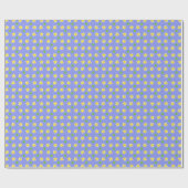 Papierprirosen auf Violet Blue, Polkas Geschenkpapier (Flach)