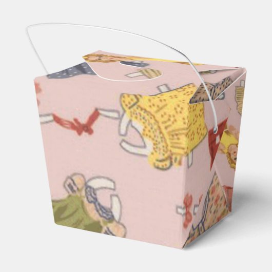 Papierpuppe Geschenkschachtel (Rückseite)