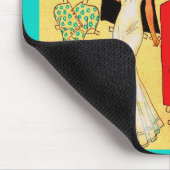Papierpuppe Jane Arden, Weißgown und mehr Mousepad (Ecke)