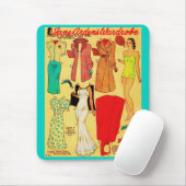 Papierpuppe Jane Arden, Weißgown und mehr Mousepad (Mit Mouse)