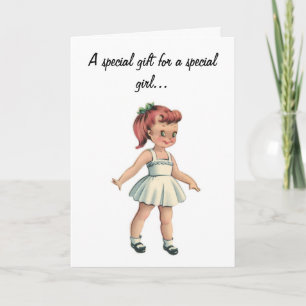 Papierpuppen-und Kleideralles- Gute zum Karte