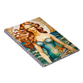 Papierpuppenportrait | Notebook Notizblock (Rechte Seite)