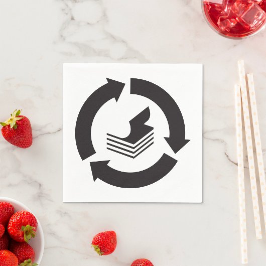 Papierrecyclingpapier Napkins Serviette