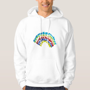 Papierregenbogen Hoodie