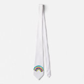 Papierregenbogen Krawatte (Vorderseite)