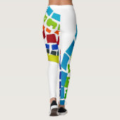 Papierregenbogen Leggings (Rückseite)