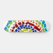 Papierregenbogen Skateboard (Horizontal)
