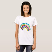 Papierregenbogen T-Shirt (Vorne ganz)
