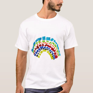 Papierregenbogen T-Shirt