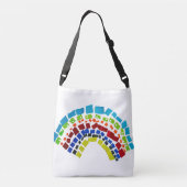 Papierregenbogen Tragetaschen Mit Langen Trägern (Rückseite)