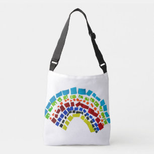 Papierregenbogen Tragetaschen Mit Langen Trägern