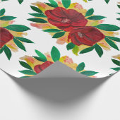 Papierrolle aus Mahalo Geschenkpapier (Ecke)