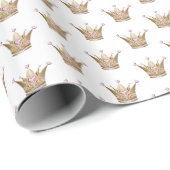 Papierrolle für das Crown Wrapping von Princess Geschenkpapier (Rolleneckpunkt)