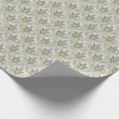 Papierrolle für die lila Blume Geschenkpapier (Ecke)