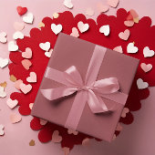 Papierrolle für rotes Staubummel Geschenkpapier