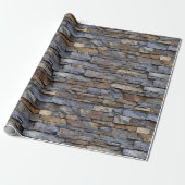 Papierrolle Stone Wall Texture Print Geschenkpapier (Ungerollt)