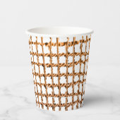 Papiers Becher Beige Net (Vorderseite)