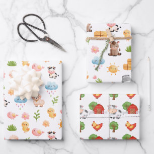 Papiersammlung für Kleinkinder Geschenkpapier Set
