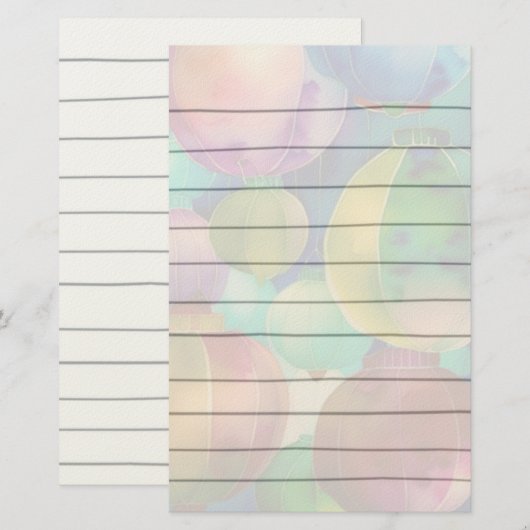 Papiersäulenhalterung Briefpapier (Vorne/Hinten)