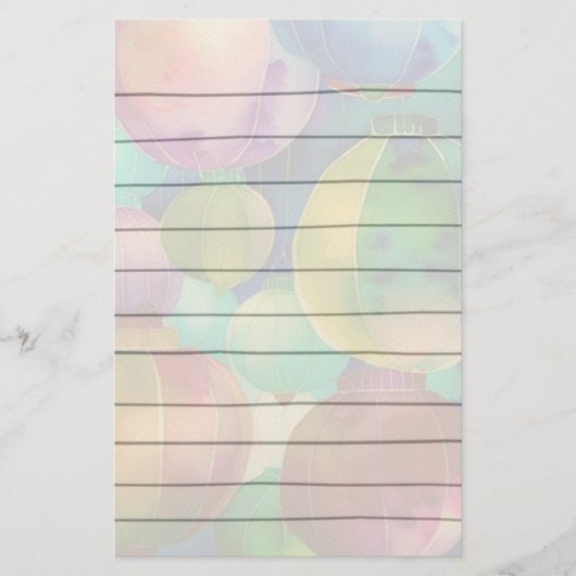 Papiersäulenhalterung Briefpapier (Vorderseite)