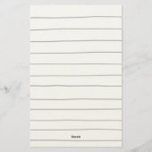 Papiersäulenhalterung Briefpapier (Rückseite)