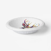 Papierschale - Die farbenfrohe Hirschkunst Pappteller (Gewinkelt)