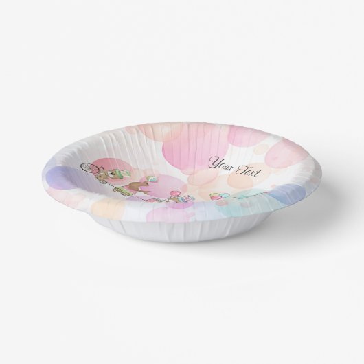 Papierschale für Zirkustiere Pappteller (Gewinkelt)