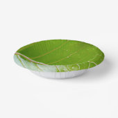 Papierschale mit Leaf-Design Pappteller (Gewinkelt)