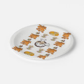 Papierschalen Brot Pappteller (Schrägansicht)
